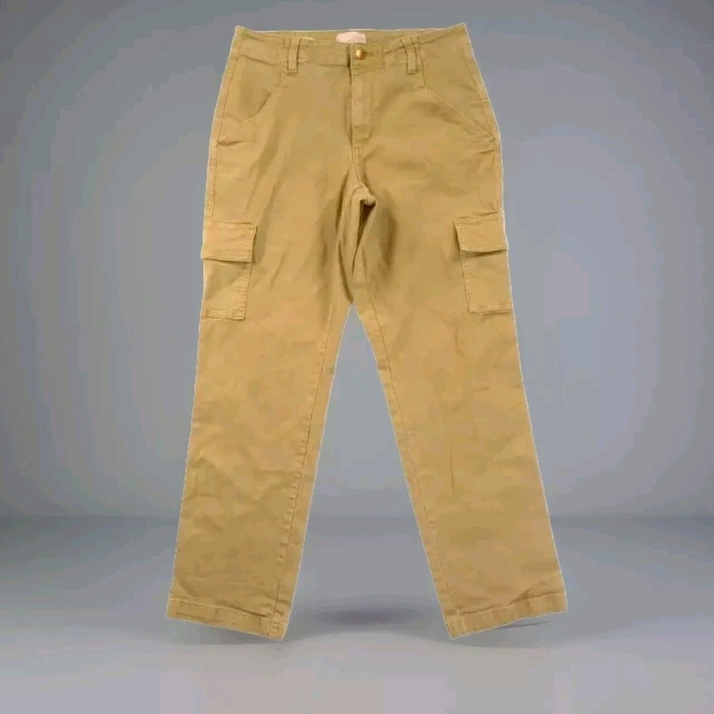 Universal Thread High Rise Slim- Straight Cargo Pants Sz 14/32R Brn Urban‎ Chic